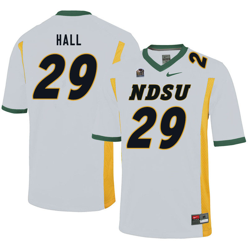 Men #29 Terrell Hall North Dakota State Bison College Football Jerseys Sale-White - Click Image to Close